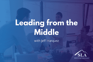 leading from the middle